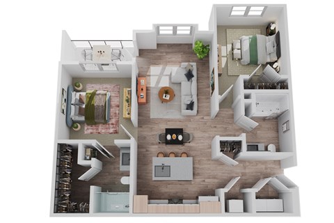 2 bed 2 bath C at The Quinn, Pensacola, Florida